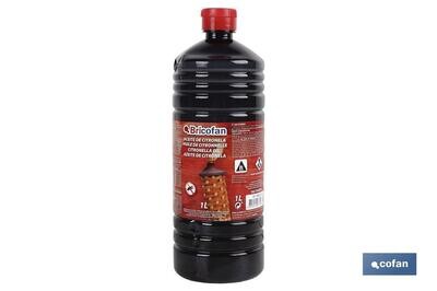 ACEITE CITRONELA P/LAMPARA EXT Y ANTORCHAS 1 Ltr