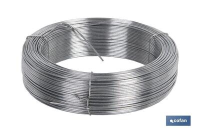 ROLLO ALAMBRE GALVANIZADO 1KG N�8 (1.3MM)