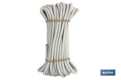 MADEJA CUERDA EL�STICA 6MM 10M BLANCO