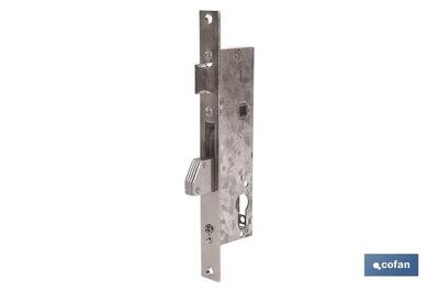 Cerradura Embutir Palanca D85E23 N�quel (L.Corta)
