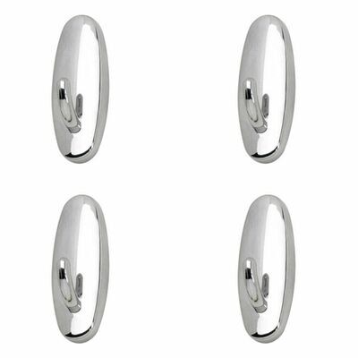 Colgador Oryx  Cromo Peque�o (Blister 4 Unidades) Adhesivo