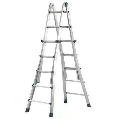Escalera Telesc�pica Aluminio  5+5 Pelda�os