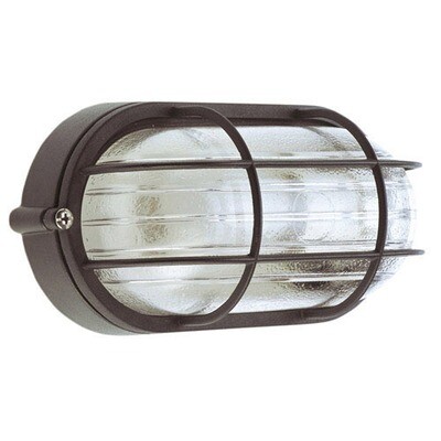 Plaf�n Industrial  IP44 Oval Negro