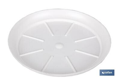 PLATO MACETA "ALTEA" (MODELO �11CM) C.BLANCO