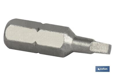 PUNTA DE DESTORNILLADOR CUADRADA EST�NDAR R-3 25 MM VENTA UNITARIA