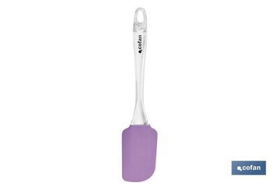 ESP�TULA DE SILICONA MORADA MODELO VERGINI 25 CM