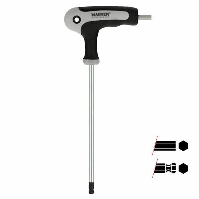 Llave Allen Maurer Con Mango "T" Con Bola 10,0 mm