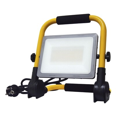 Foco Led Plano 50 Watt. Luz Blanca 4000� K  IP 65 4000 Lumenes Con Asa de Transporte