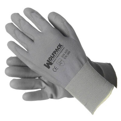 Guantes Poliuretano / Nylon Impregnado  8" (Par)