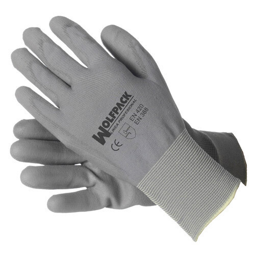 Guantes Poliuretano / Nylon Impregnado  8" (Par)