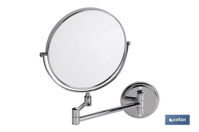 ESPEJO REDONDO BA�O  AUMENTO 3" MODELO LAGOA INOX 304