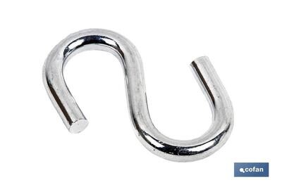 GANCHO EN "S" ZINCADO M-8