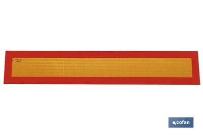 PLACA V-6 VEHICULOS LARGOS 1130X200mm