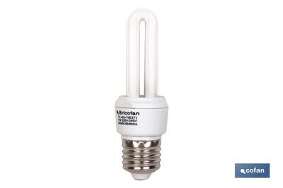 LAMPARA BAJO CONSUMO TRI 2700K 2U 7W /E27