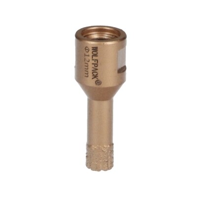 Corona Diamante Para Amoladora � 12 mm. Conexi�n Rosca M14. Corte Seco