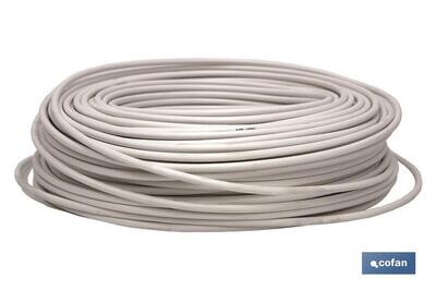 CABLE ANTENA 75 Ohm BLANCO (100 M)
