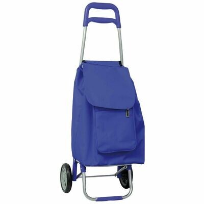 Carro de Compra Azul 2 Ruedas 45 litros