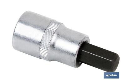 LLAVE DE VASO 1/4" CON PUNTA H-2,5