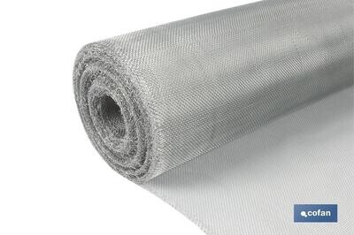 MALLA MOSQUITERA ALUMINIO G-16X16  (0,8X25 m) "venta unitaria"