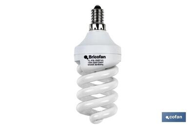 LAMPARA B. CONSUMO TRI 6400K ESPIRAL 15W /E14