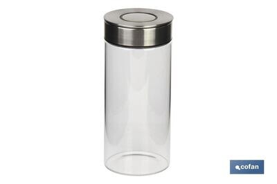 FRASCO BOROSILICATO+ACERO MODELO CICER 1100ML