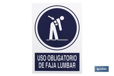 SE�AL ADHESIVO 210X148MM.