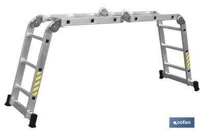 ESCALERA MULTIUSOS ALUM. 4x3 PELDA�OS Y 3,25 MTS