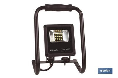 PROYECTOR COMPACTO LED SMD10 W CON SOPORTE