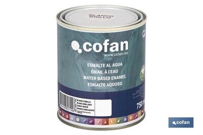 ESMALTE AL AGUA (750 ML) "MARR�N TOSCANA SATINADO"