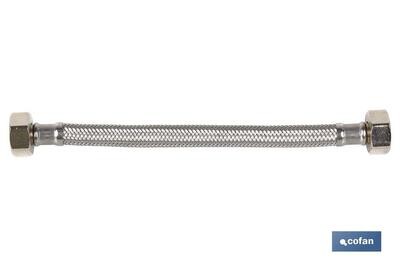 CONEXI�N FLEXIBLE INOX H3/8"- H3/8" 20 CM.