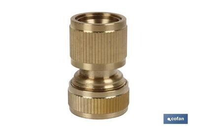 CONECTOR MANGUERA LAT�N 1/2" - 5/8" (13-15 mm)