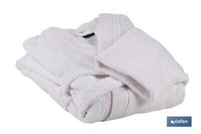 ALBORNOZ BLANCO GR.500/M2 MODELO PALOMA TALLA XXL