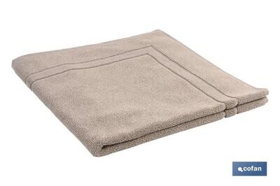 ALFOMBRA BA�O BEIGE GR.1000 MODELO ABISINIA 60X60cm