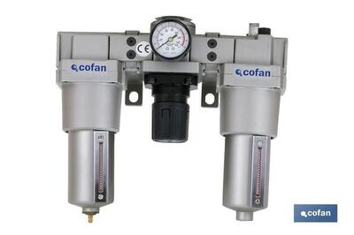 FILTRO REGULADOR+LUBRICANTE 1/2"