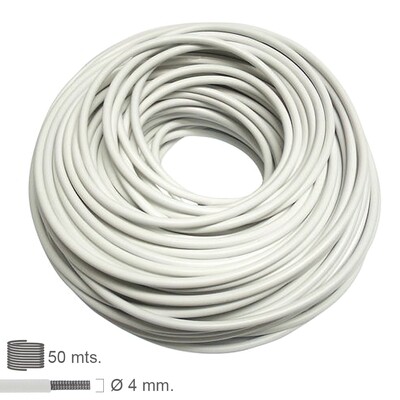 Gusanillo Espiral Visillo Forrado (Rollo 50 metros) Gusanillo Espiral Visillo Forrado (Rollo 50 metros)