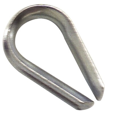 Guardacabos Zincado Para Cable 3 mm. Guardacabos Zincado Para Cable 3 mm.