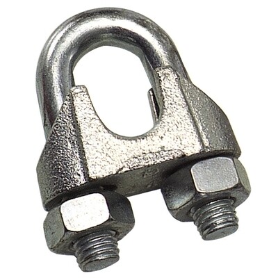 Sujetacables Galvanizado 11 mm.7/16 Sujetacables Galvanizado 11 mm.7/16" Uso Domestico