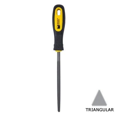 Lima Maurer Con Mango Triangulo Entrefina  4"