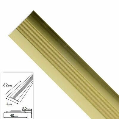 Tapajuntas Adhesivo Para Moquetas Metal Oro   82,0 cm.