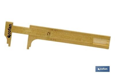 CALIBRE DE LAT�N 0-75 mm