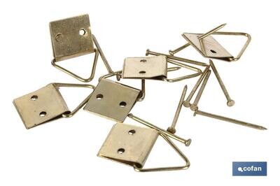 BL�STER DE 6 UDS. CUELGACUADROS 14 X 14 MM VENTA UNITARIA