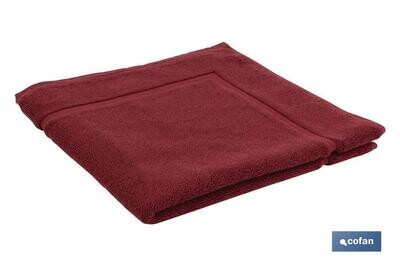 ALFOMBRA BA�O BURDEOS GR1000 MODELO PARIS 60X60cm