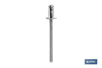 BL�STER DE 15 UDS. REMACHE DE ALUMINIO 48X16 VENTA UNITARIA