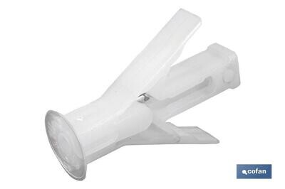 TACO PLADUR CON ALAS 10 x 38mm