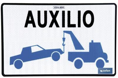 PLACA GRUA DE SERV. AUXILIOS EN CARRETERA