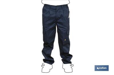 PANTALON MULTIBOLSILLOS AZUL OSCURO T-S