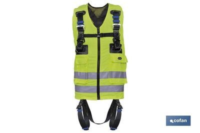 ARN�S DE 2 PUNTOS PECHO + 1 DORSAL CON CHALECO DE ALTA VISIBILIDAD