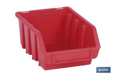GAVETA "SUPER 2" ROJO 115X161X74MM