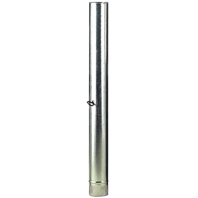 Tubo Estufa Acero Galvanizado � 100 mm. Con Llave