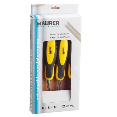 Juego De Gubias Maurer 1/2 Ca�a  4 Piezas(6-8-10-12)